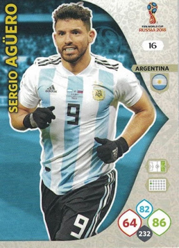 La versión Adrenalyn de Sergio Agüero (Yo soy mundial)
