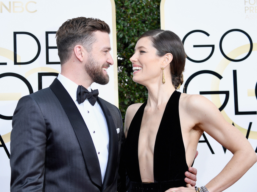 Justin Timberlake y Jessica Biel.