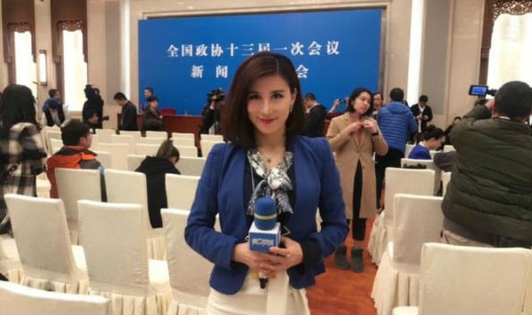 La reportera Liang Xiangyi