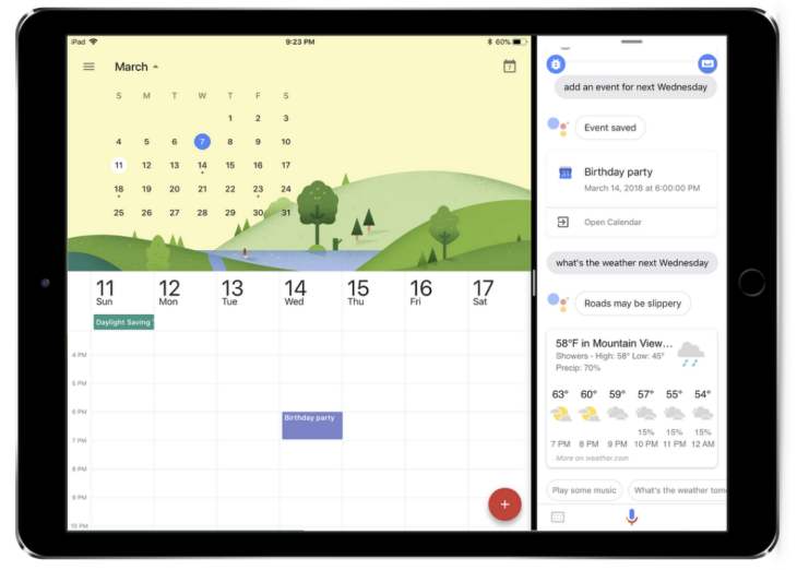 AsistenteGoogleiPad