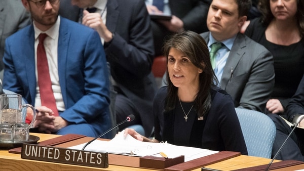 Nikki Haley, embajadora de EEUU ante la ONU (AP)