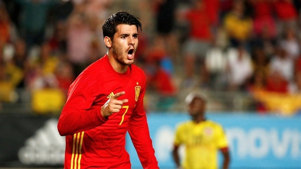 Alvaro Morata podría quedarse sin lugar en la delantera de España para el Mundial (Reuters)