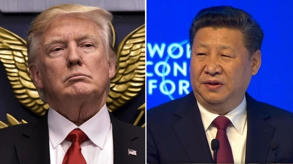 El presidente estadounidense Donald Trump y su par chino Xi Jinping