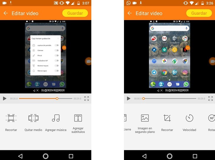 DU Recorder capture c
