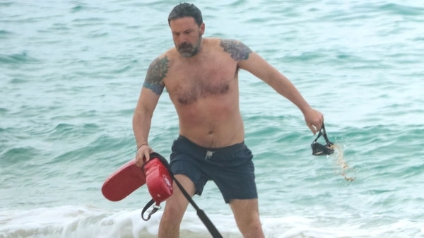 Ben Affleck en la filmación de “Triple Frontier” en Hawaii (Grosby Group)