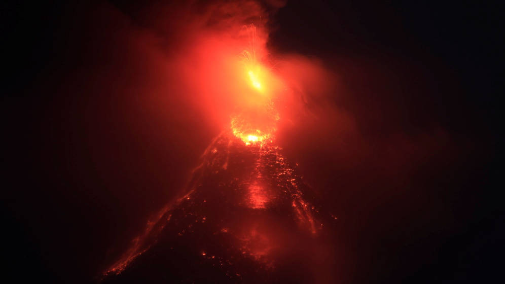 Foto: El Monte Mayón en Legazpi, Filipinas (Romeo Ranoco / Reuters)