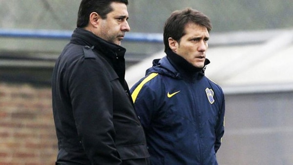 Daniel Angelici y Guillermo Barros Schelotto