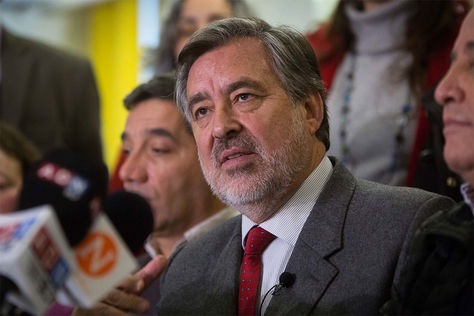 Alejandro Guillier, senador y excandidato a la Presidencia de Chile.