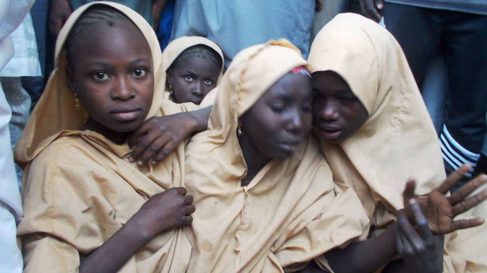 Foto: Algunas de las niñas que sí fueron liberadas de las manos de Boko Haram | Reuters