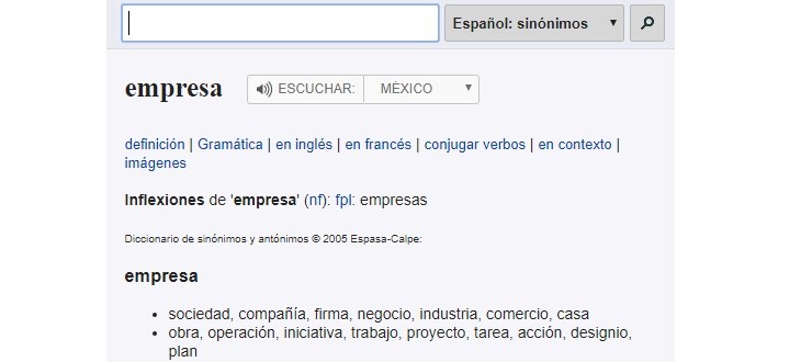 Sinónimos para escribir mejor en una web