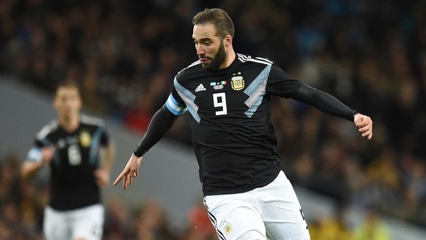 HIguaín, el elegido por Batistuta para ser el 9 de la Selección (AFP)