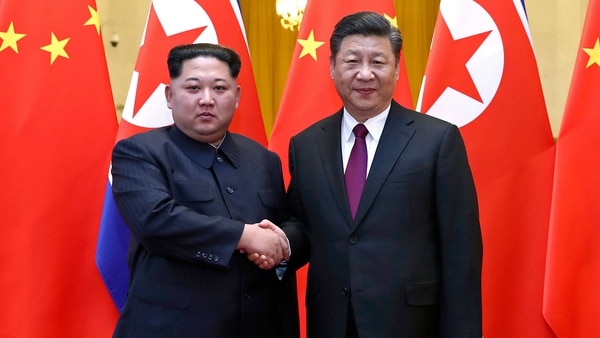 Xi Jinping recibió a Kim Jong-un en Beijing (AP)