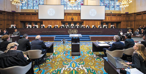 Alegatos. El Palacio de la Paz fue la sede de las presentaciones.