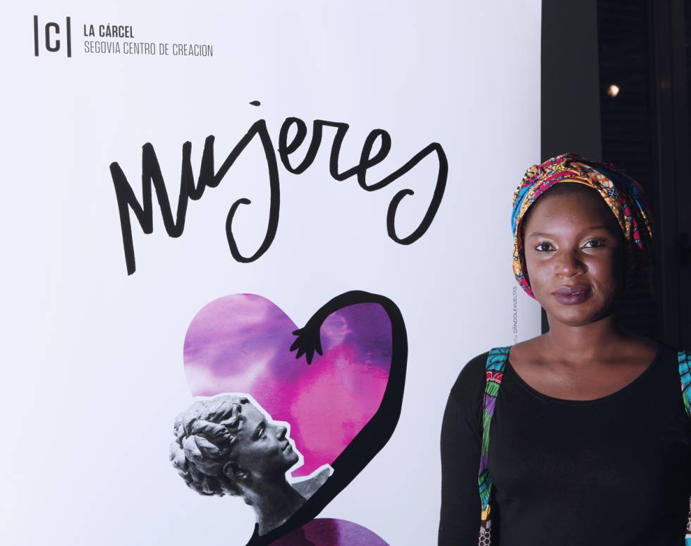 La activista gambiana Isatou Jeng en el VIII Encuentro Mujeres que transforman el mundo, que se celebró en Segovia del 16 al 25 de marzo.