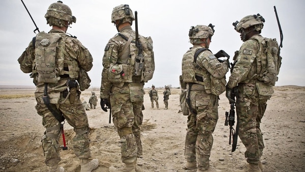 Tropas del ejército de Estados Unidos en Siria.