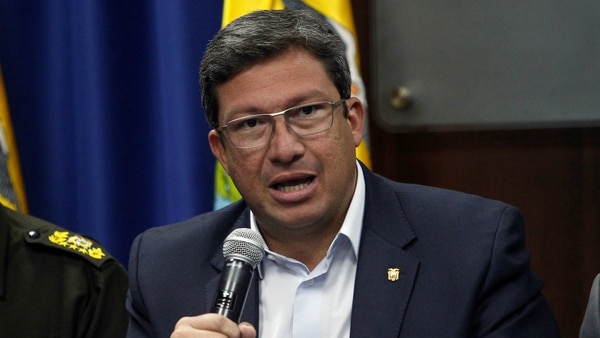 César Navas, ministro de interior ecuatoriano.