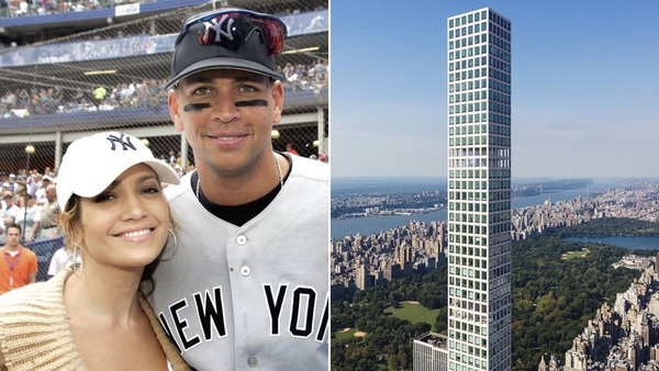 JLO y Alex Rodríguez compraron un exclusivo apartamento en Nueva York por 15 millones de dólares