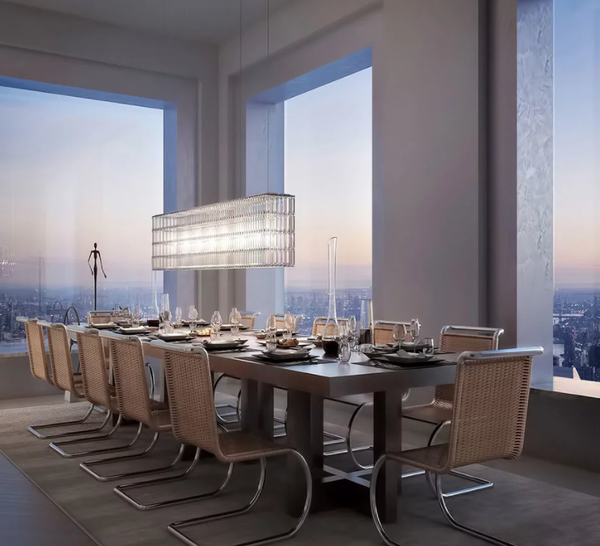 El edificio cuenta con muchas comodidades entre ellas un restaurante privado, piscina cubierta y cine (Foto: demilked.com)