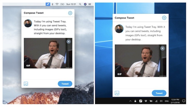 Tweet Tray