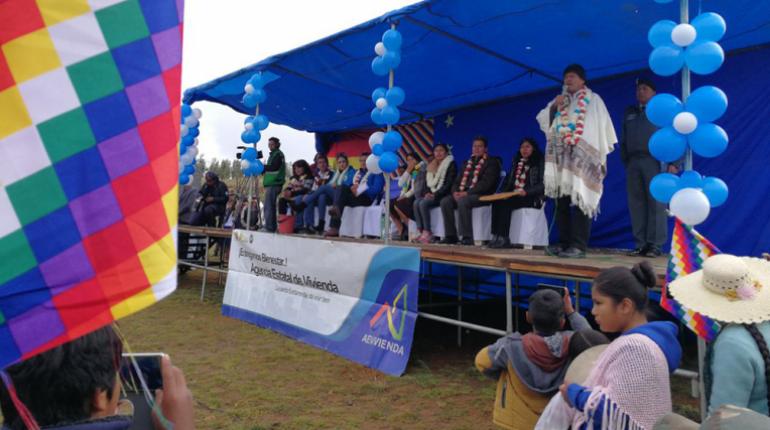El presidente, Evo Morales. | @mincombolivia