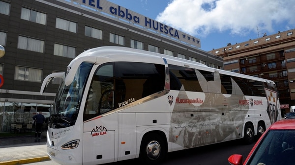 El hotel en el que estaba concentrado el plantel de Albacete (EFE)