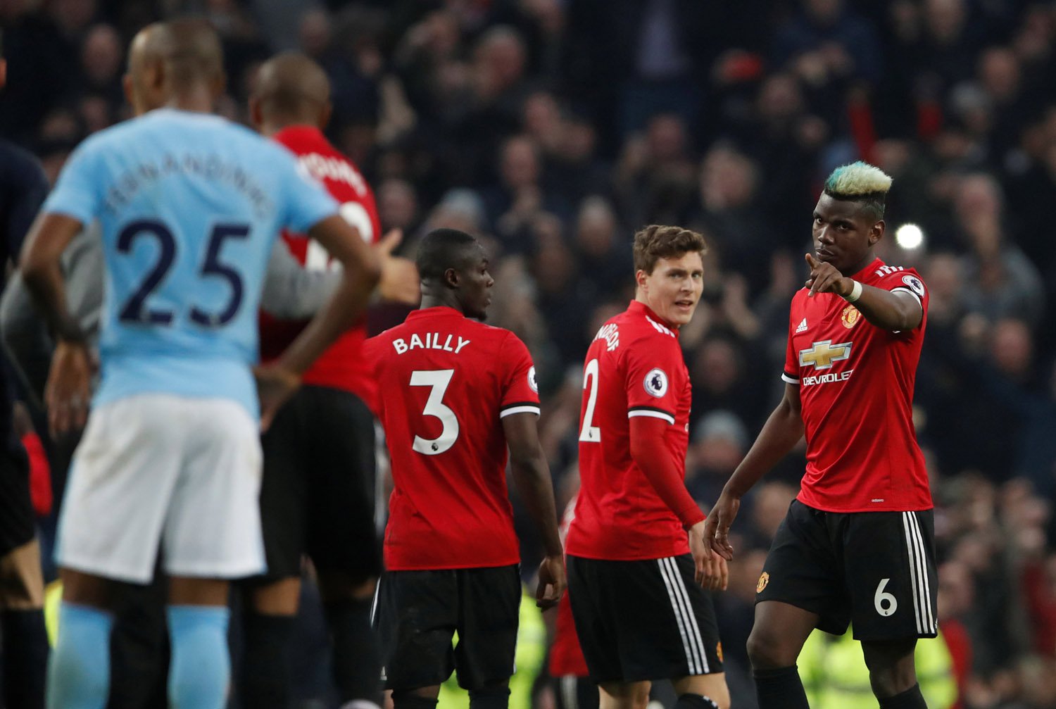 Soccer Football - Premier League - Manchester City vs Manchester United - Etihad Stadium, Manchester, Britain - April 7, 2018 Manchester United