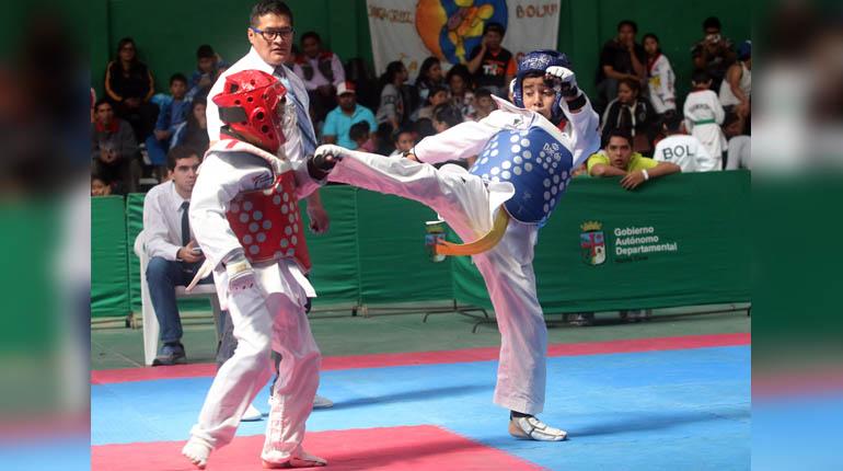 Uno de los combates de la categoría infantil. | ADID