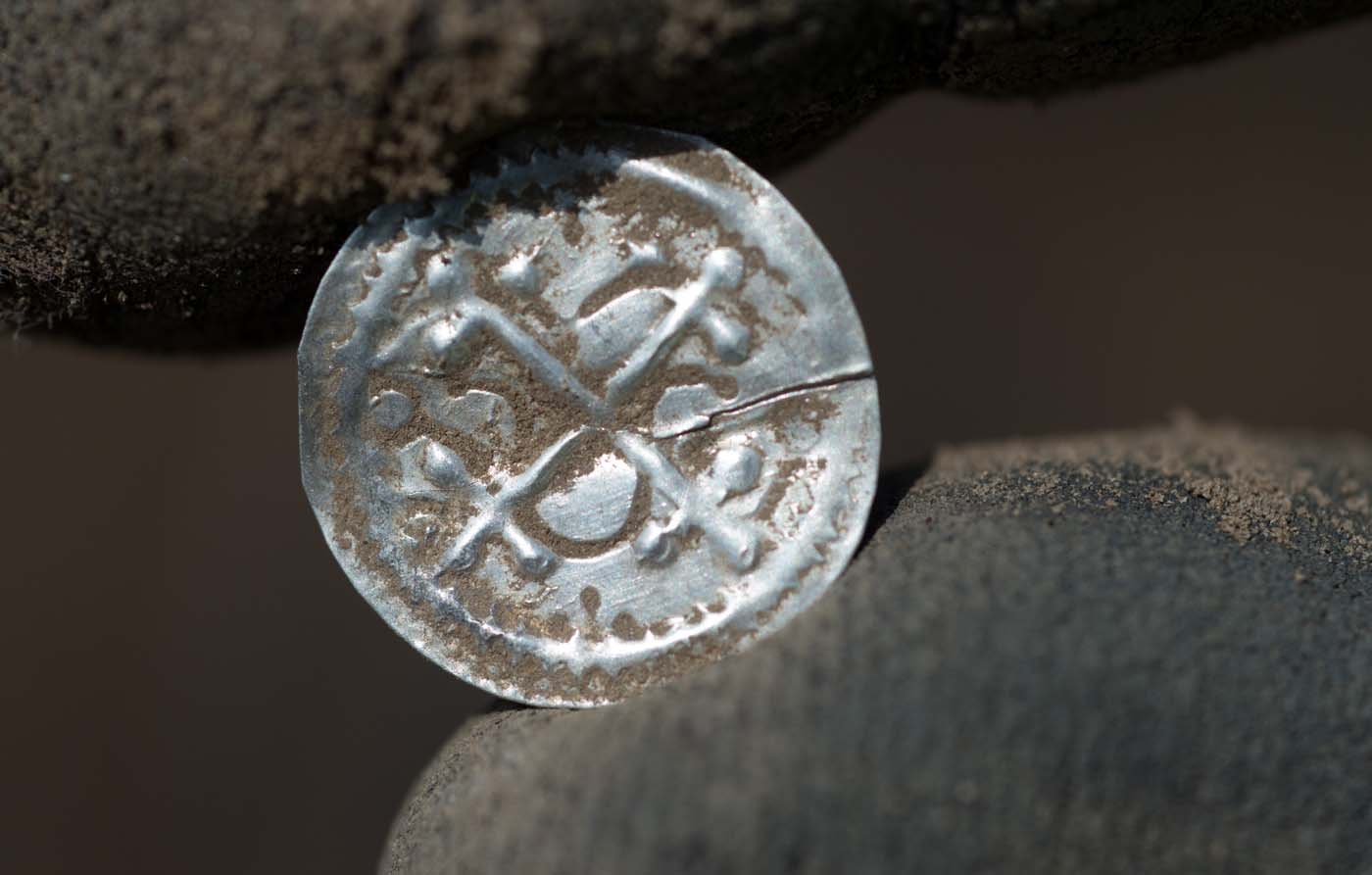 An archaeologist holds Denmark