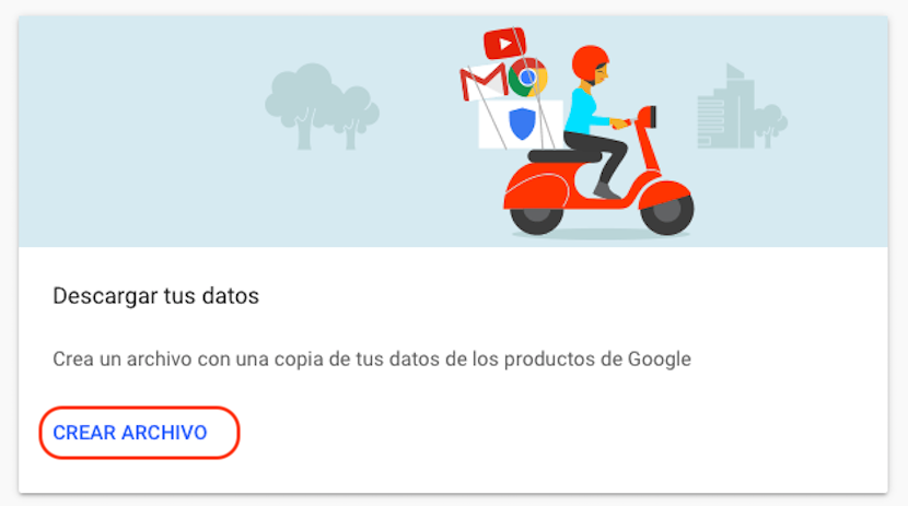 Descargar una copia de todos nuestros datos de Google