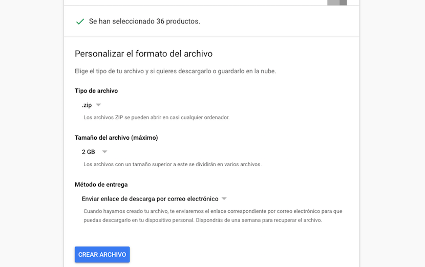 Descargar una copia de todos nuestros datos de Google