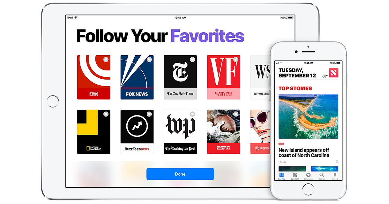 Versión de pago de Apple News