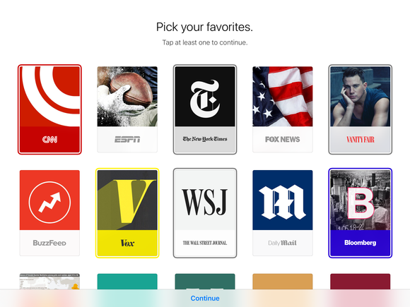 Versión de pago de Apple News