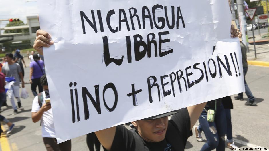 Protestas en Nicaragua. Foto: AP