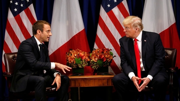 Macron se reunirá con Trump este lunes, en Washington (Reuters)