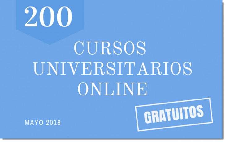 Cursos universitarios - Mayo 2018