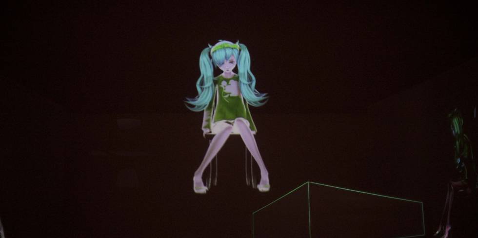 Hatsune Miku, encumbrada en Japón al nivel de diva, sin nada que envidiar de Lady Gaga, se ha dejado ver este año en España.