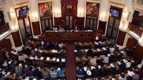 Sesión de la Asamblea Legislativa Plurinacional. 