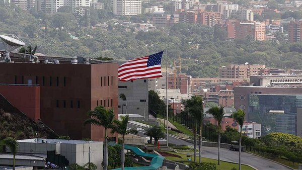 La embajada de los Estados Unidos en Caracas