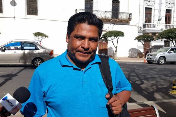 El dirigente campesino Román Barrón. Foto: CORREO DEL SUR El dirigente campesino Román Barrón. Foto: CORREO DEL SUR