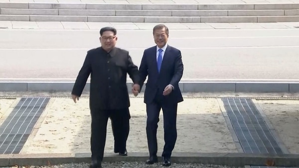 El cruce de Kim Jong-un a territorio surcoreano (REUTERS)
