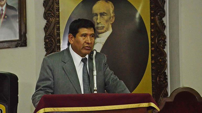 El presidente de la Magistratura, Gonzalo Alcón. | Foto archivo | Hernán Andia