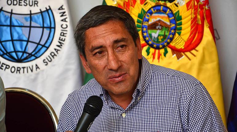 Tito Montaño, ministro de Deportes. | Carlos López