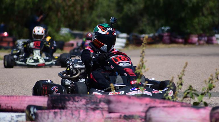 El piloto cochabambino Juan Borda, ganador de la categoría F200 Estándar, ayer. | Carlos López