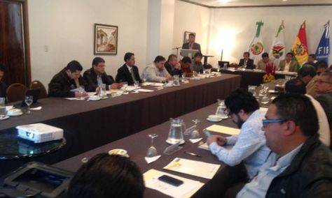 La reunión del Consejo Superior realizada en La Paz. Foto: La Razón