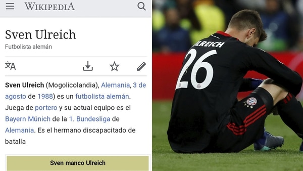 La modificación del perfil en español de Wikipedia