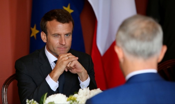 Emmanuel Macron, reunido con el primer ministro  Malcolm Turnbull (Reuters)