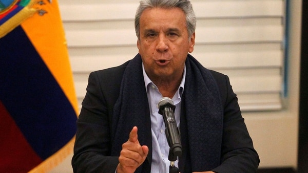 Lenín Moreno, presidente de Ecuador, retiró a Quito como sede de las negociaciones (Reuters)