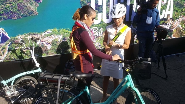 Carolina Hidalgo pidió una mejor infraestructura para los ciclistas