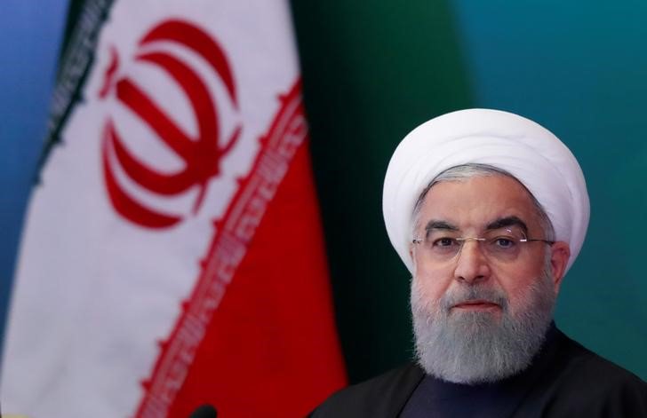 Imagen de archivo del presidente de Irán, Hassan Rouhani, durante una reunión con líderes musulmanes en Hyderabad, India, Febrero 15, 2018. REUTERS/Danish Siddiqui