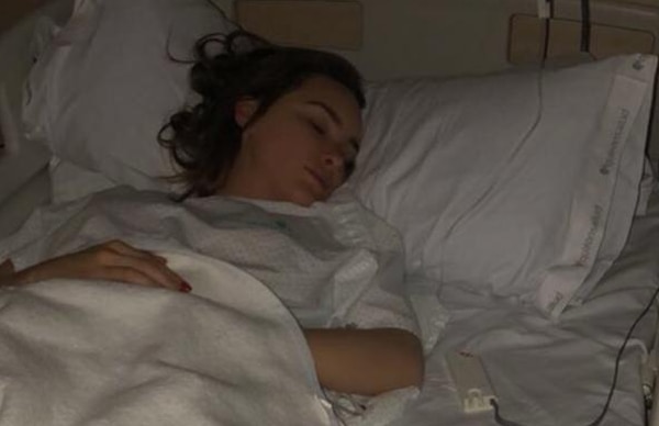 Belinda fue hospitalizada por un problema en el riñón (Twitter Belinda)